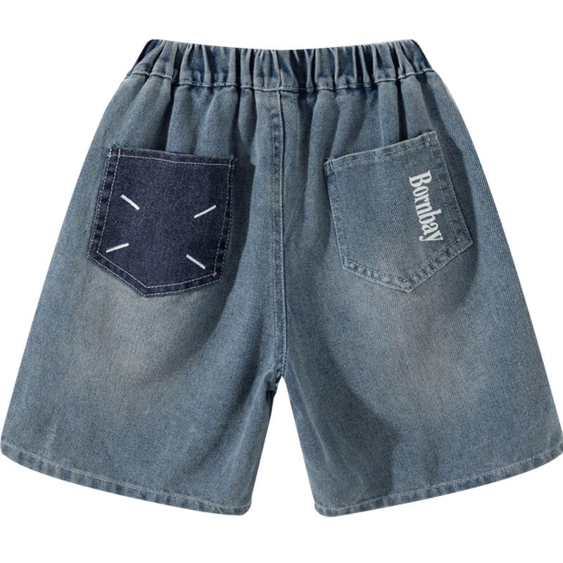 Beibeiyi Boys Vintage Washed Denim Shorts 150/61