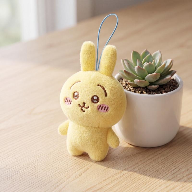 9 Pcs Plush Animal Keyring Charms Soft Stuffed Pendants Portable Accessory For Boys  Girls Ideal Birthday Favors