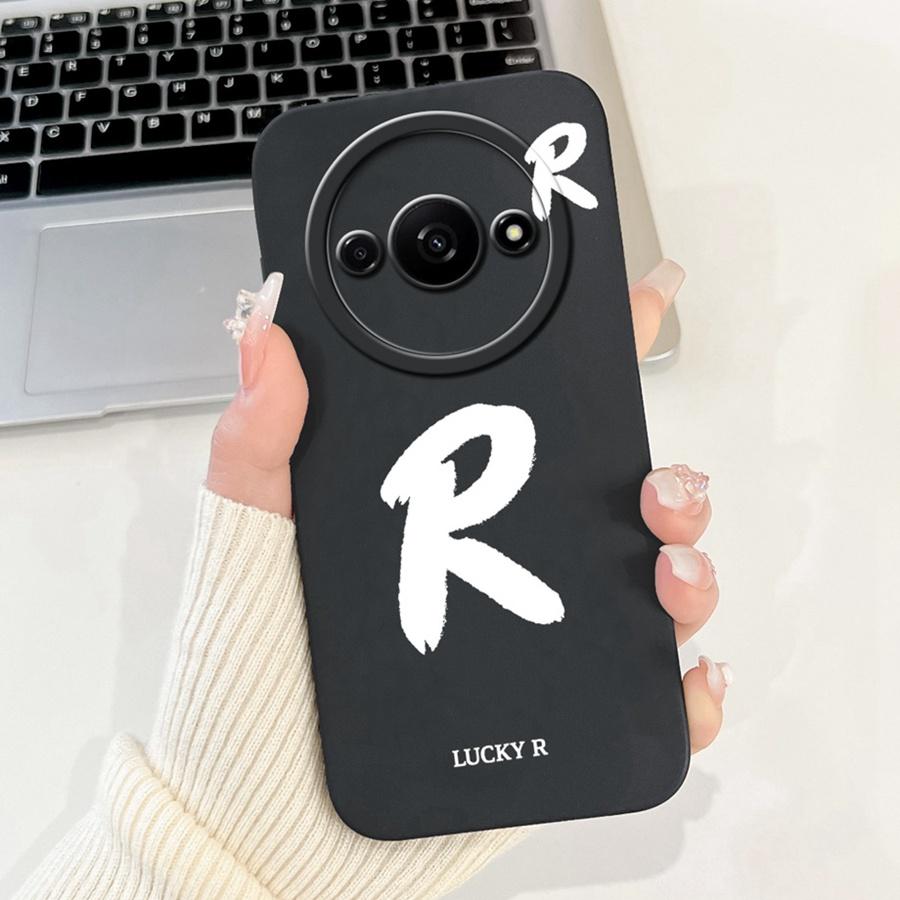 For Xiaomi Redmi A3 Back Cover Popular Letter Protector Soft Silicone Phone Cases For RedmiA3 A 3 4G Xiaomi Poco C61 Funda