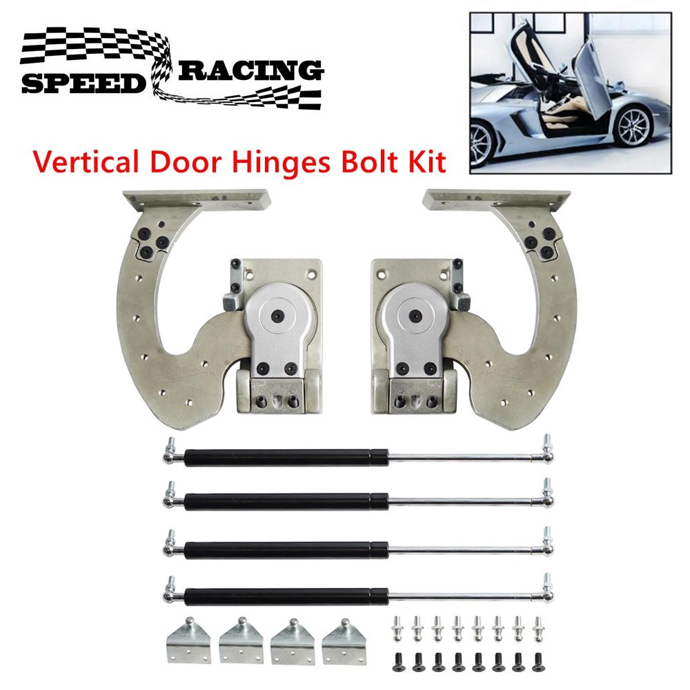 

1Pair Scissor Doors Vertical Door Hinges Bolt Kit Adjustable 90 Degrees For Most Car