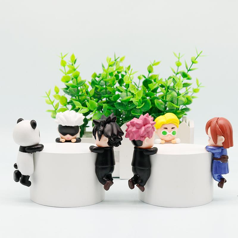 Anime Jujutsu Kaisen Gojo Satoru Itadori Yuji Action Figures Papa Doll PVC Model Collection Desktop Ornament Decoration Toy Gift