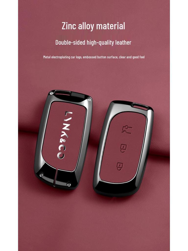 Vylepšení krytu klíče pro Lynk & Co 900, 2025 Z20 Nová energie Z10 Kovová přezka Plášť pro muže