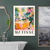 Gato Negro En El Inodoro Póster Arte De Pared Para Baño Impresiones De Matisse Decoración Divertida Para Baño Pintura En Lienzo Tropical Rosa Gato En La Bañera