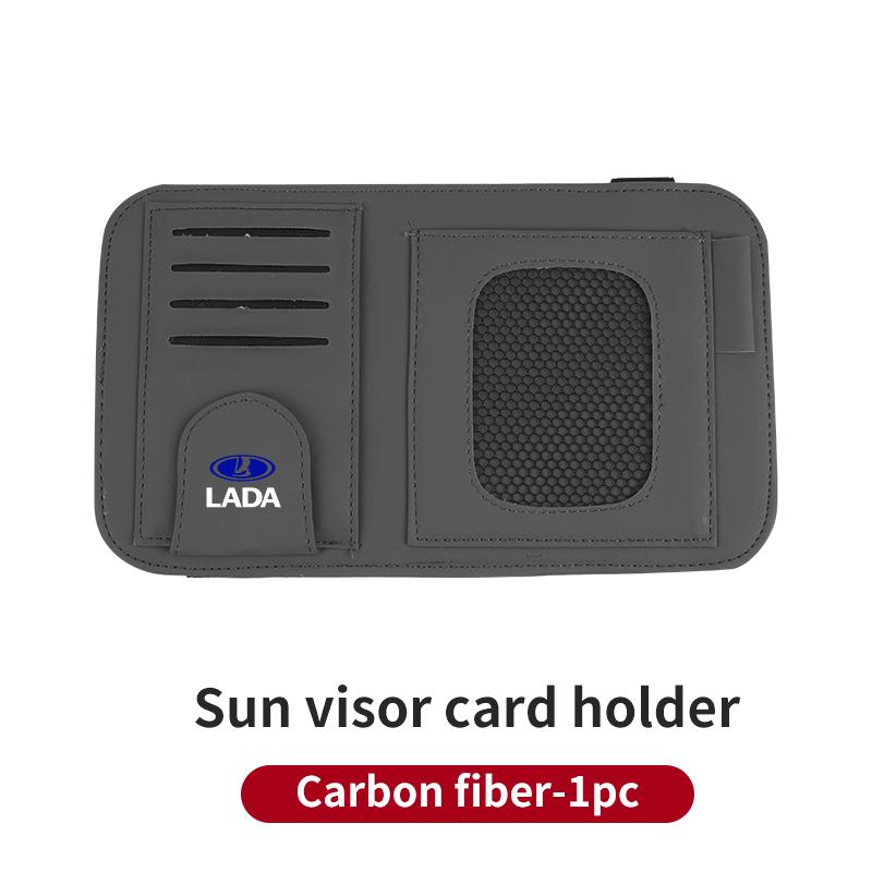 Car accessories Sun Visor Storage Pouch For Lada Priora Sedan Sport Kalina Granta Vesta Niva Largus Vaz Samara 2110 SS15