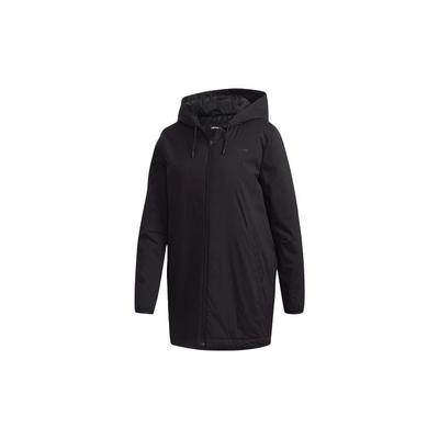Neo W Cs Parka Jacket Solid Color Casual Sports Warm Cotton Coat Winter Women Jacket Black DW8351