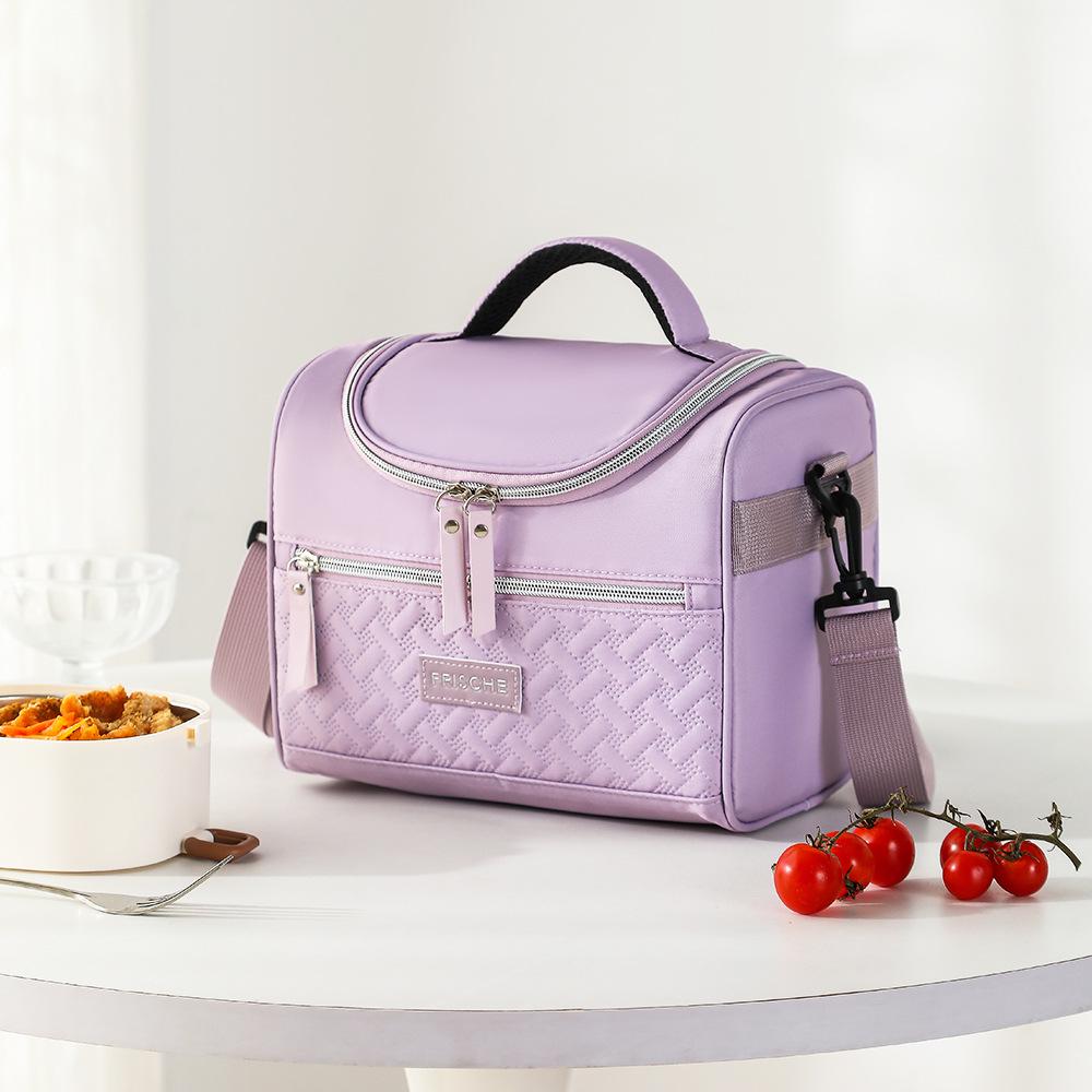 Stylish Insulated Lunch Bag for Office Workers, Bento or Breakfast Carry Bag