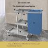 North Mansion Push-Type Stainless Steel Cleaning Cart