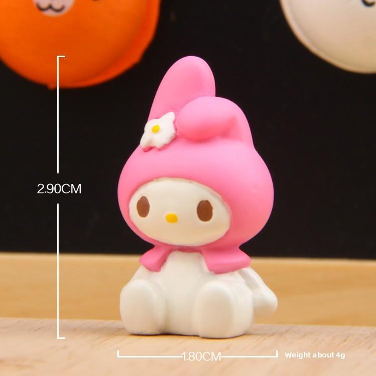 My Pompompuri Melody Cartoon Rabbit Cat Dog Mini Model Ornament