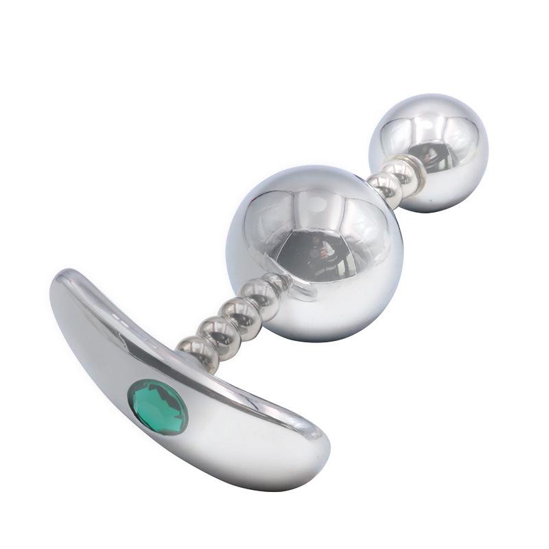 Metal Deformation Butt Plug Back Court Equipment Anal Bead Chrysanthemum Stimulation Adult Toys Sexy Outing Climax