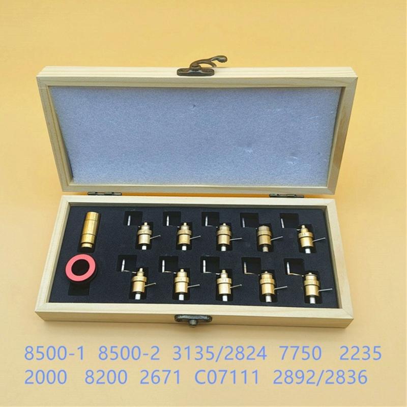 Watch Repair Tool Set Mainspring Winder Kit Watch Winder Metal Construction for Professional Watchmaker and DIY Use