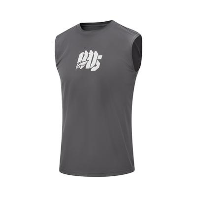 Badfive Quick-Dry Loose Round Neck Logo Casual Vest Men Tops AVSW063-5