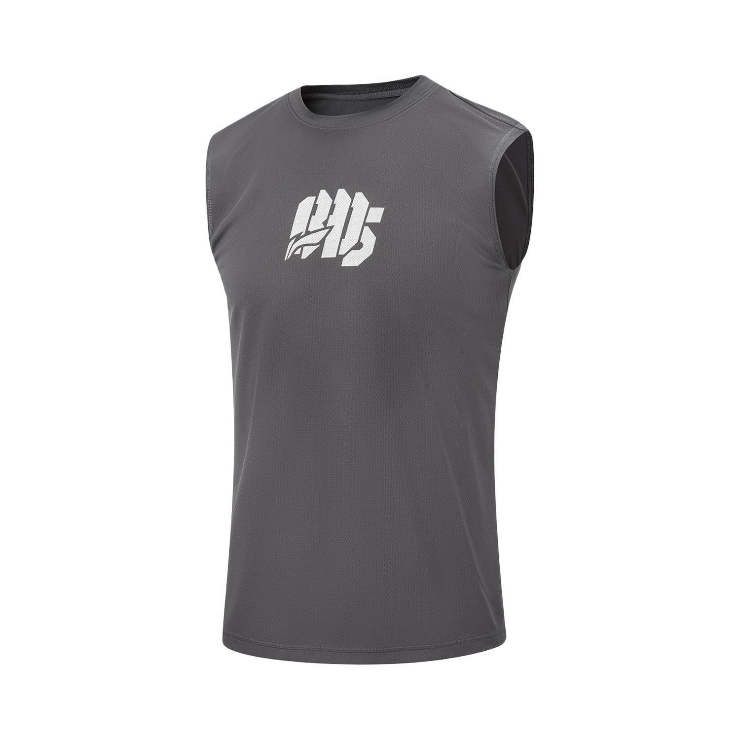 Li-Ning Badfive Quick-Dry Loose Round Neck Logo Casual Vest Men tops AVSW063-5 S