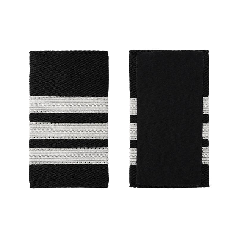 Washable Silk Metal Wire Aviation Shoulder Boards for Security Uniforms - Suitable for China Eastern and Hainan Airlines