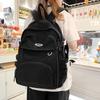 Schoolbag Schoolbag for Women 1011 New Junior High School High School Backpack for College Students Korean Ins Simple and Versatile Large-capacity 