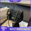 Rhombus Casual Small Bag Women's Autumn and Winter New Shoulder Bag High-end Chain Crossbody Small Square Bag