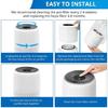 High Efficiency HEPA-Air Purifier Activated Carbon Filter for Mini/Mini-RF 2pcs