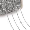 1Meter/Pack Stainless Steel Link Chains Bulk Gold Color Necklace Chains for DIY Bracelet Necklace Jewelry Making Accessories