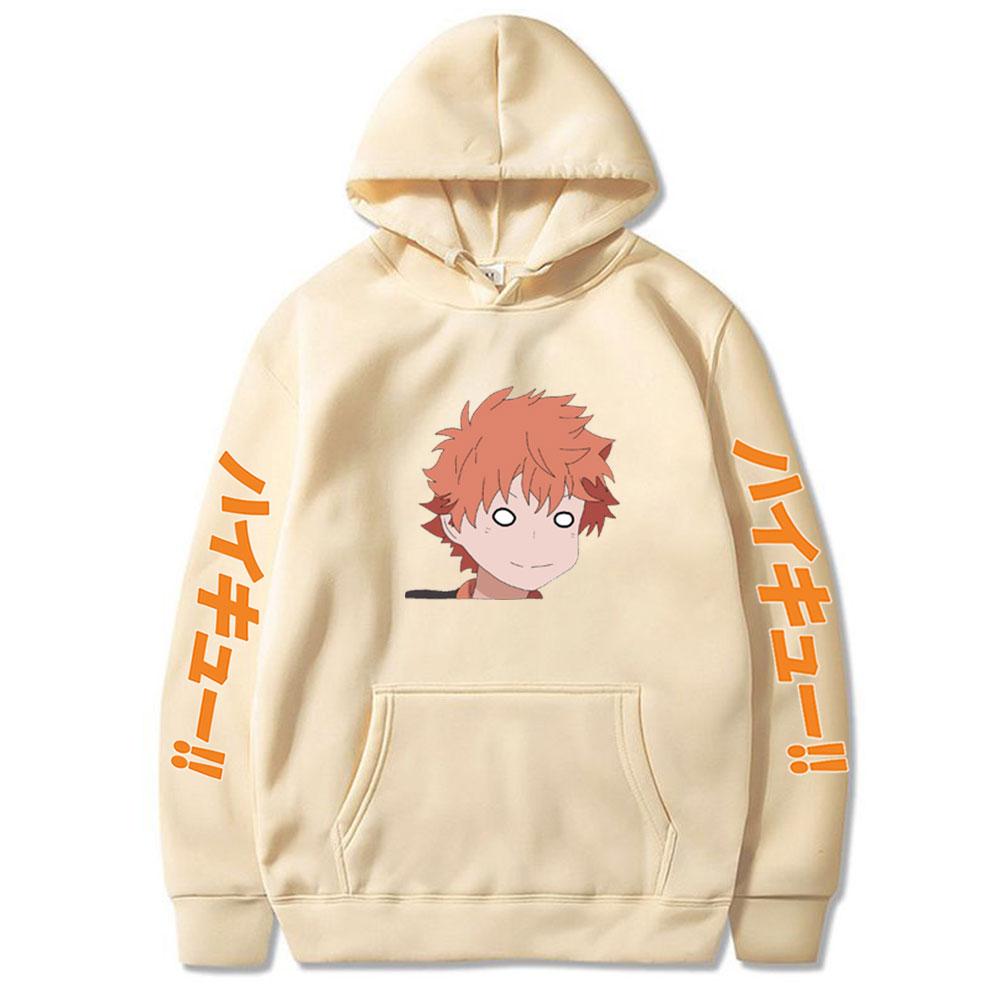 

Повседневная мужская толстовка с капюшоном весна-осень Haikyuu Fly Японские кавайные толстовки с графическим принтом Толстовка с капюшоном большого размера Винтажный мужской пуловер XS белый