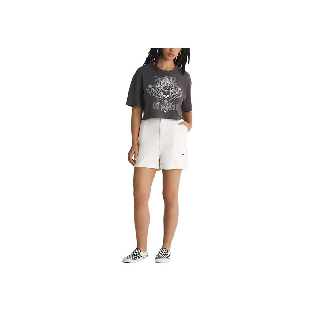 Vans Sidewalk 3.5 Versatile Fashion Solid Color Cargo Shorts Women shorts Cotton-Candy VN000GJCFS8