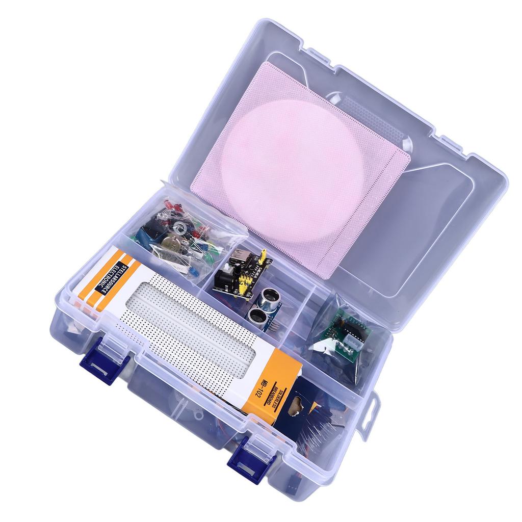 Electronic Component Kit 830 Breadboard LED Buzzer Resistor Temp Humidity Sensor Electronics Starter