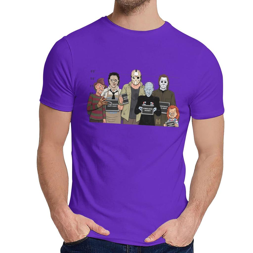 O Neck Stephen King Horror Tee Usual Suspects Serial Killers Horror Movie T Shirt Arrival