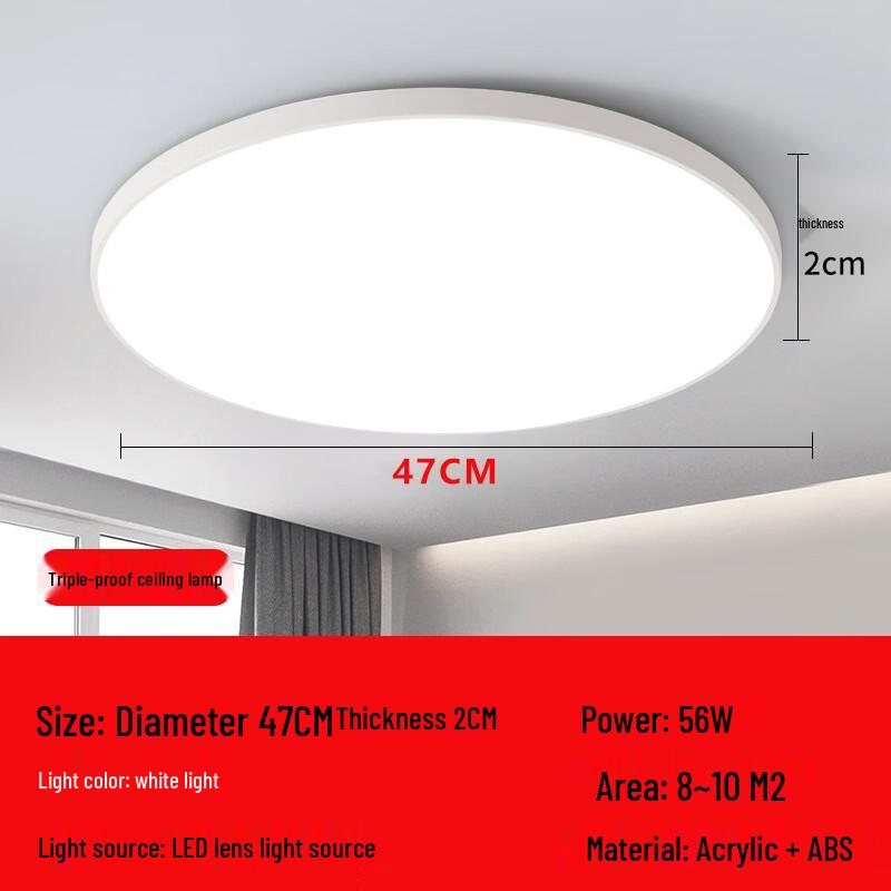 Ultra-thin Three-Proof LED Ceiling Light