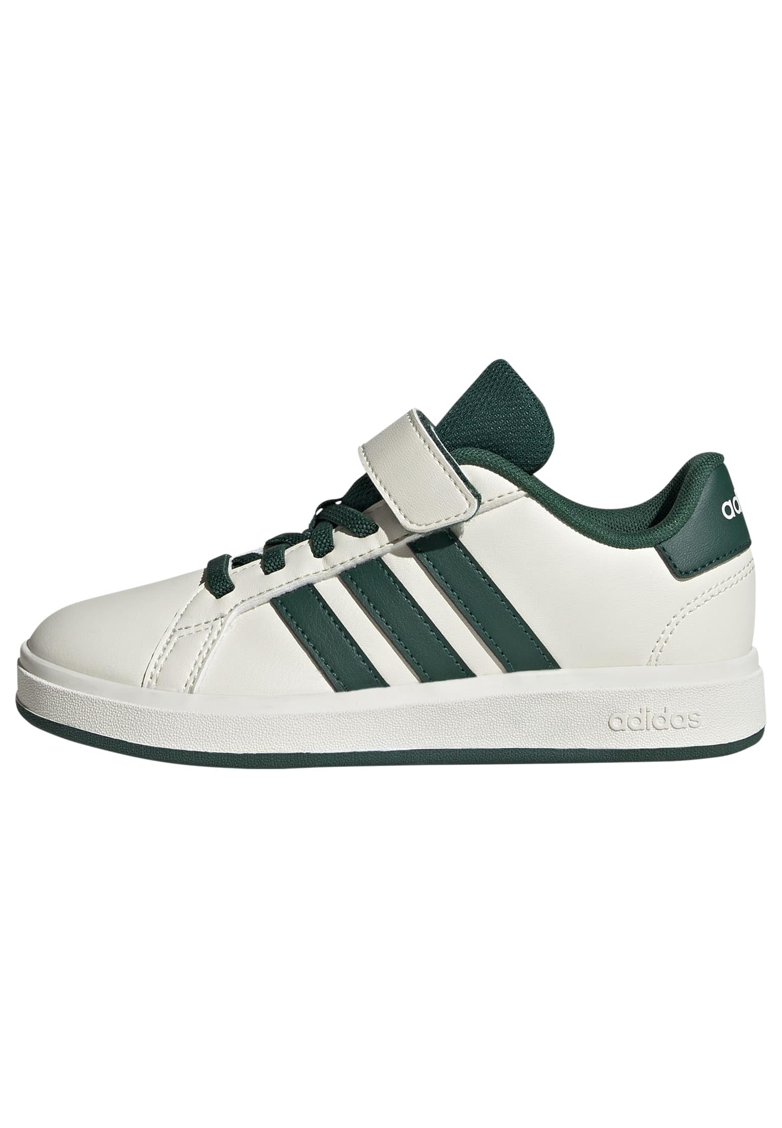 

Adidas Grand Court EL C Boys and Sizes Black Kids 2.0 Sneakers, Girls, 17-21.5cm, NLD08, Off-White/College Green/Core (JQ8004), 19.0cm