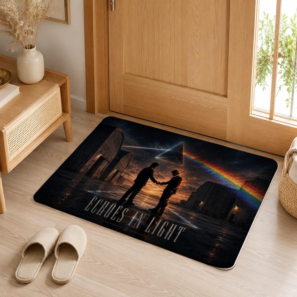 Progressive Rock P-Pink Floyd-Band Floor Mat Doormat Hallway Carpet Living Room Rugs Bath Floor Mats Home Decor