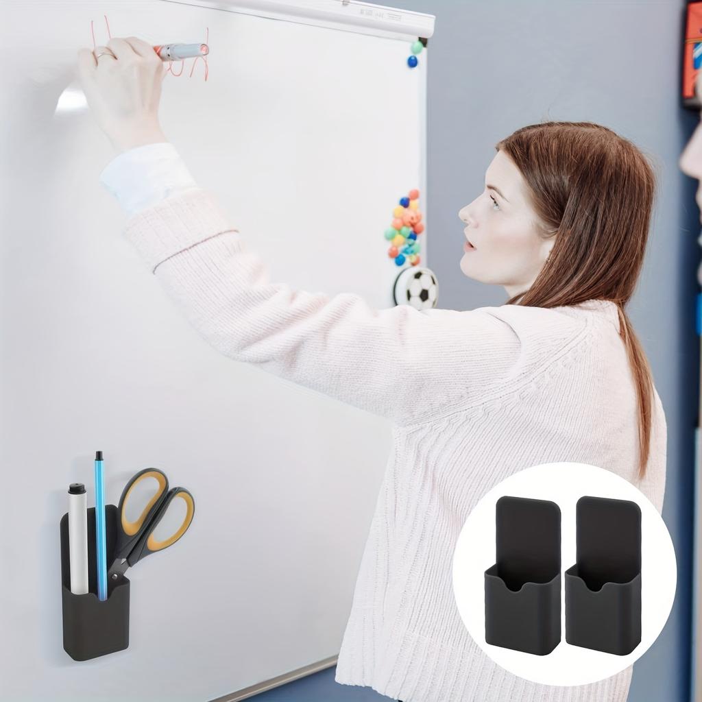 Magnetic Pen Marker Holders, S Size Magnetic Pen Pencil Holder Organizer Home Office Supplies for Refrigerator Whiteboard Locker