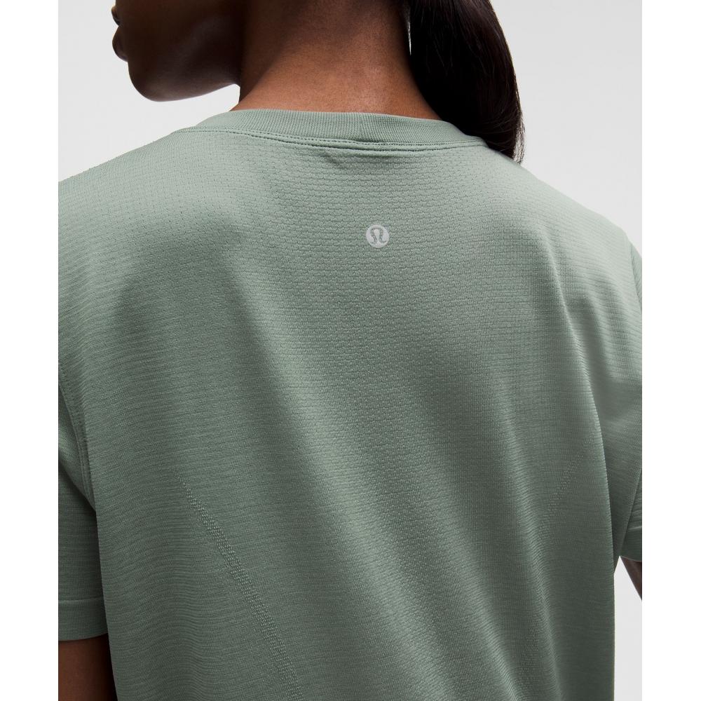 Lululemon Swiftly Relaxed Short Sleeve Shirt Hip Length  Updated Fit Willow Leaf Willow Leaf