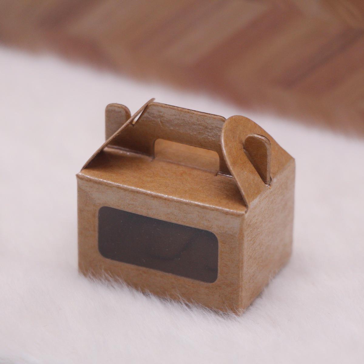 

Миниатюрная коробка для выпечки и десертов для кукольного домика для BJD сцены