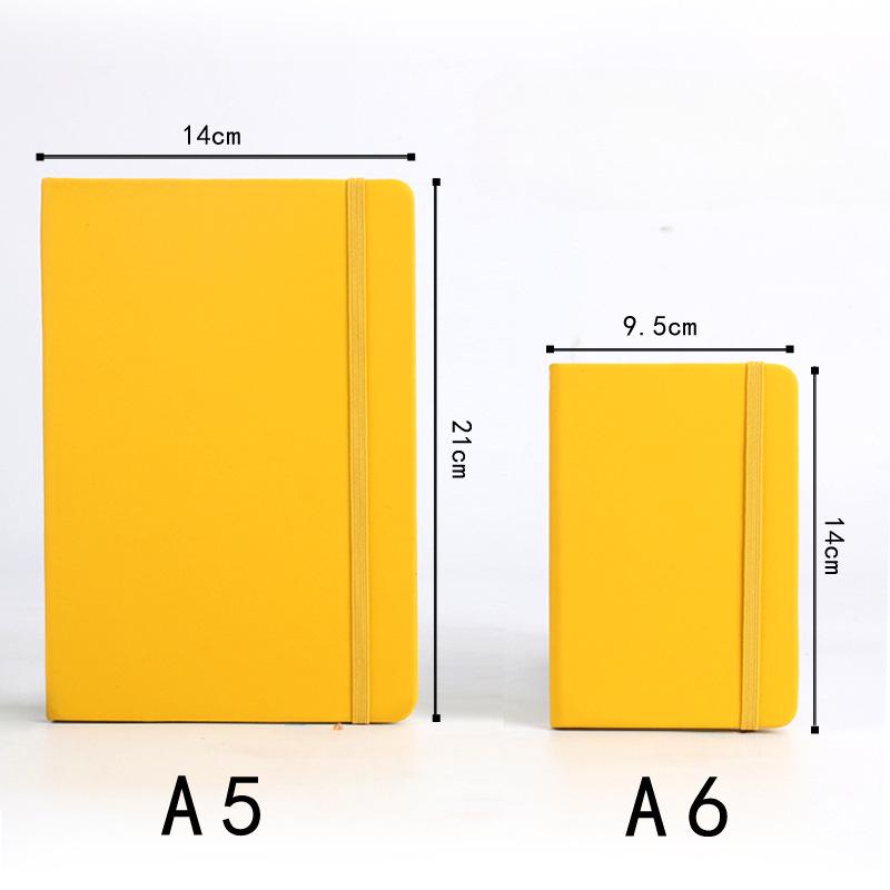 Individuelles A5 Dickes Notizbuch & A6 Tragbarer Planer Journal