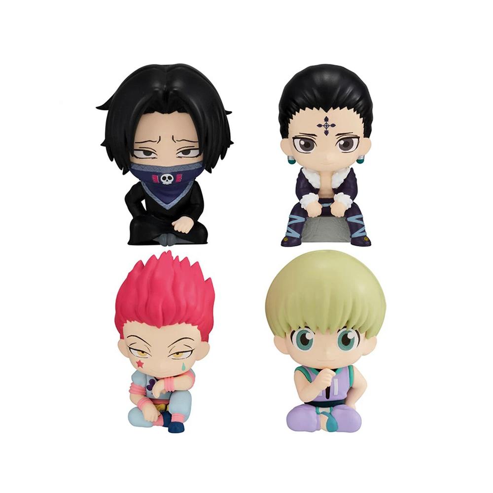 

HXH Anime Chrollo Lucilfer Figure Feitan Pōtoo Shalnark Action Figure Hisoka Figurine model Collectible cute Q edition doll Gift 6CM