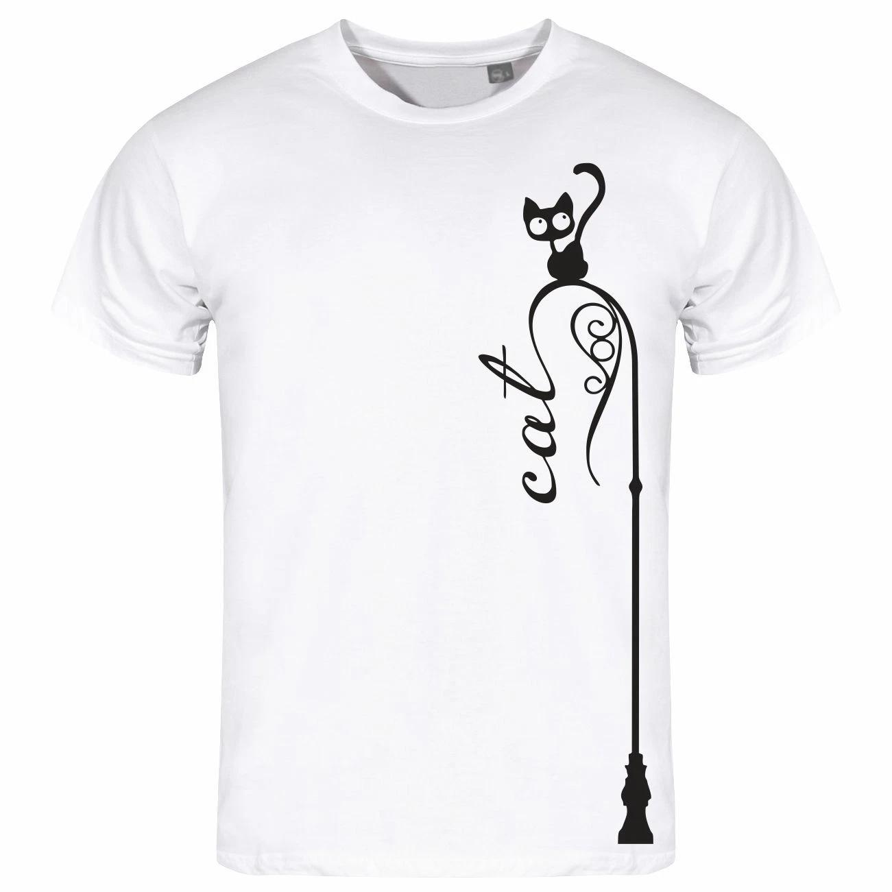 

Mens Cat On Lantern T Shirt S To XXL Catlover Catmom Pet Gift M
