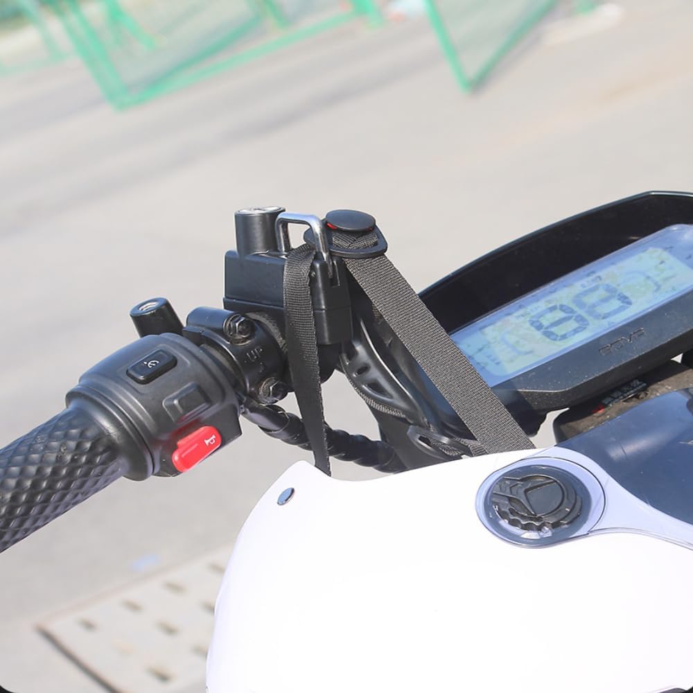 Motorcycle Helmet Lock -Theft Bicycle Helmet Security Locks with 2 Keys and Installation Tool