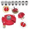 Straight Holes Drill Guide Self Center Dowel Jig Handheld Wood Panel Hole Puncher Locator Woodworking Joints Tool Accurate
