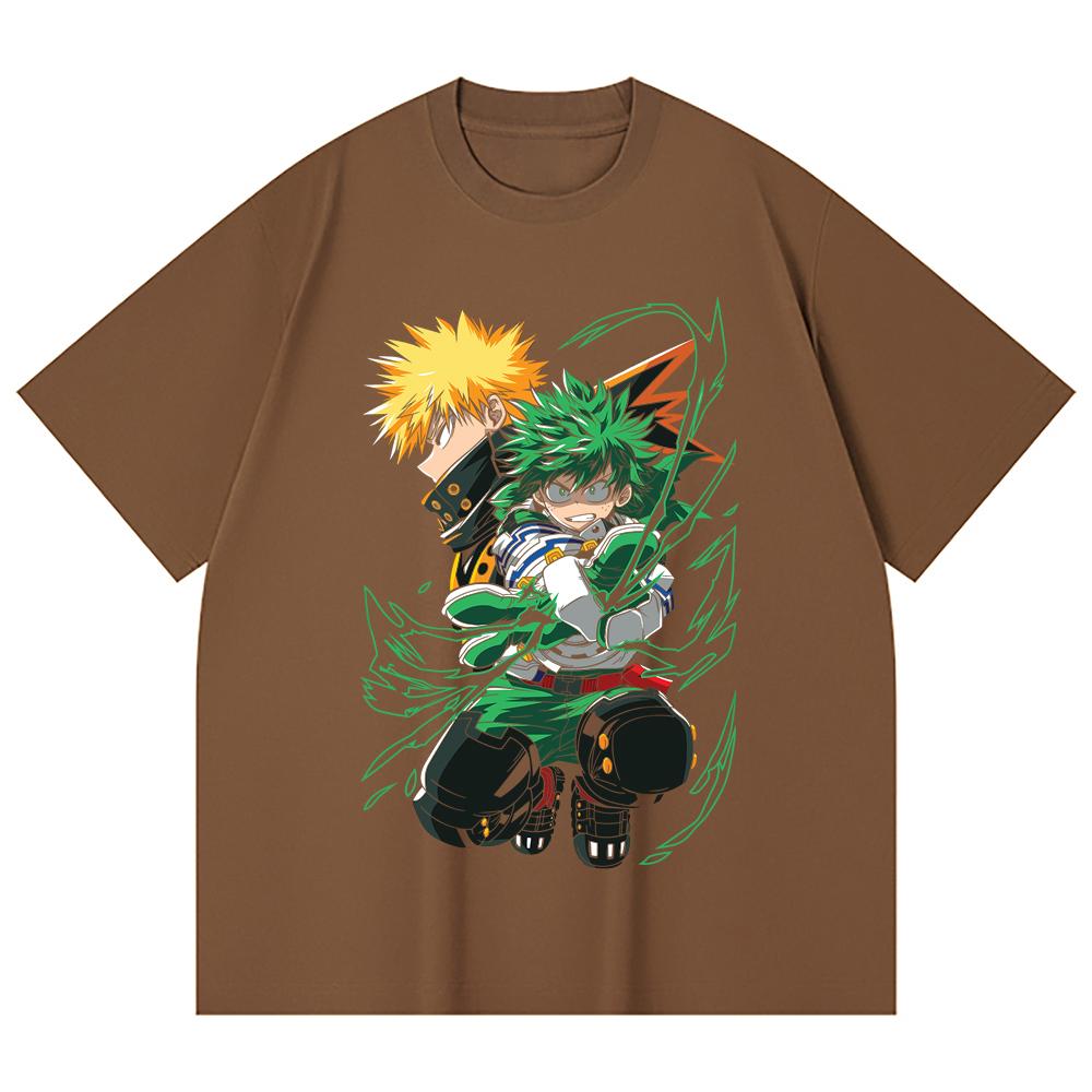 230 Gsm 100% Cotton My Hero Academia V21 Print Unisex Heavy Cotton T Shirt