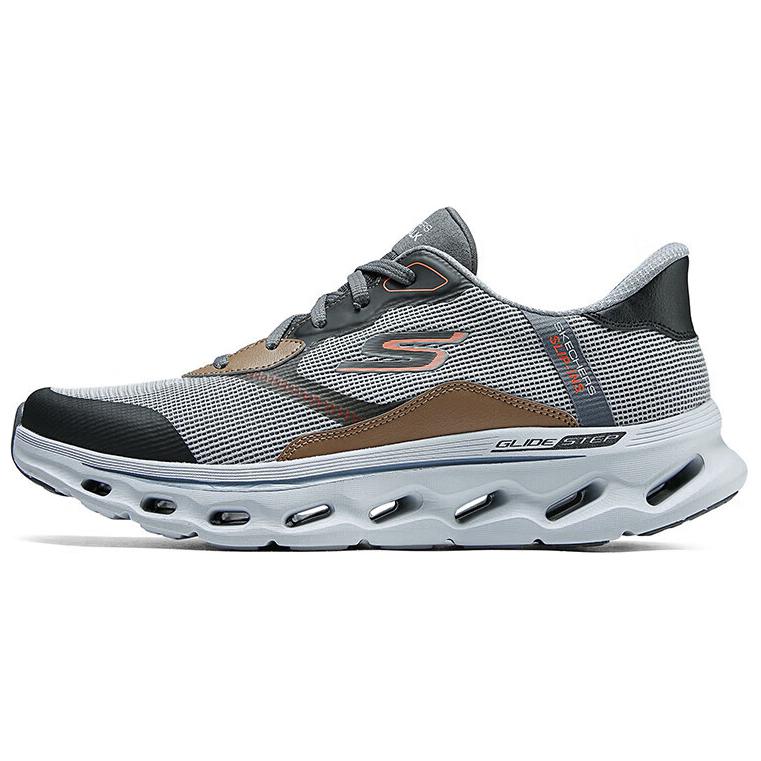 Skechers Glide Step 2.0 Go Walk Comfortable Versatile Durable Low-Top Casual Shoes Men sneakers Gray 216660-GRY 41