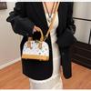 Bag women's new bear printed shell handbag versatile fashion trend messenger bag women's bag