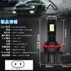 OPPLIGHT H11 LED Fog Lamp White 6000K Vehicle Inspection Compatible