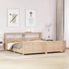Vidaxl Bed Frame Without Mattress, 180X200 Cm, Solid Pine Wood