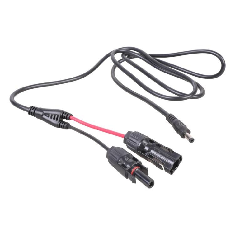 Solar Panel Connectors to 5.5mmx2.1mm Adapter Extension Cable 16AWG  Adapter Portable Power Station Solar Generator