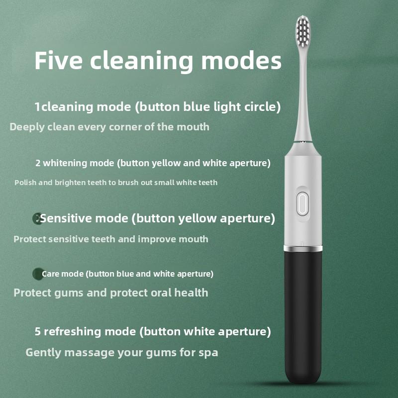 Elektrische Zahnbürste Herren Damen Automatische Aufladung Smart Schall Erwachsene Weiche Borsten Paar Geschenkbox Set