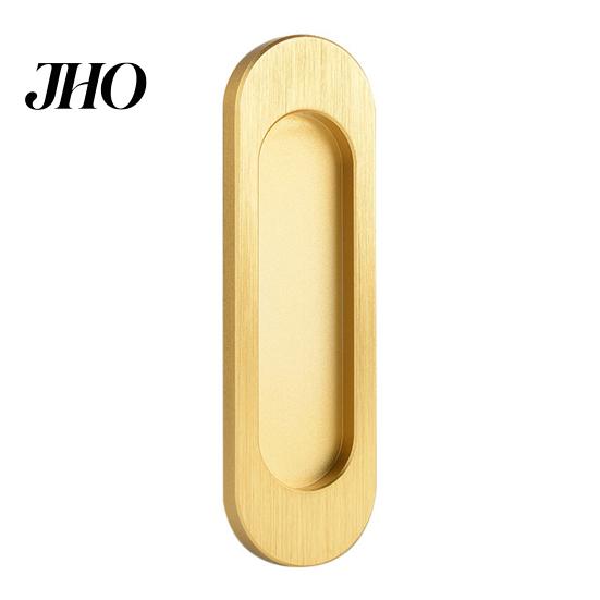 Stick-on Door Handle Self-Stick Oval Sliding Pull Aluminum Alloy Instant Self Adhesive Cabinet Barn Doors Windows Cabinets Hidden Recessed