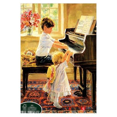 Puzzle Life Piano Playing Siblings, Korean Popular Puzzles