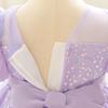 2025 New Children's Sequined Tulle Flower Girl Princess Dress with Puff Sleeves