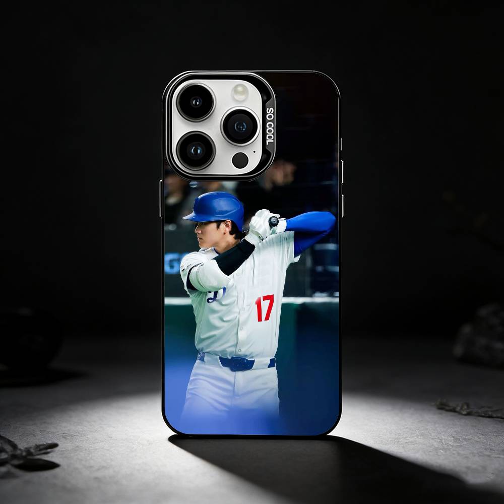 Pitcher S-Shohei Ohtani Phone Case For iPhone 17,16,15,14,13,12,11 Plus,Pro Max,XS,Colored silver phone case
