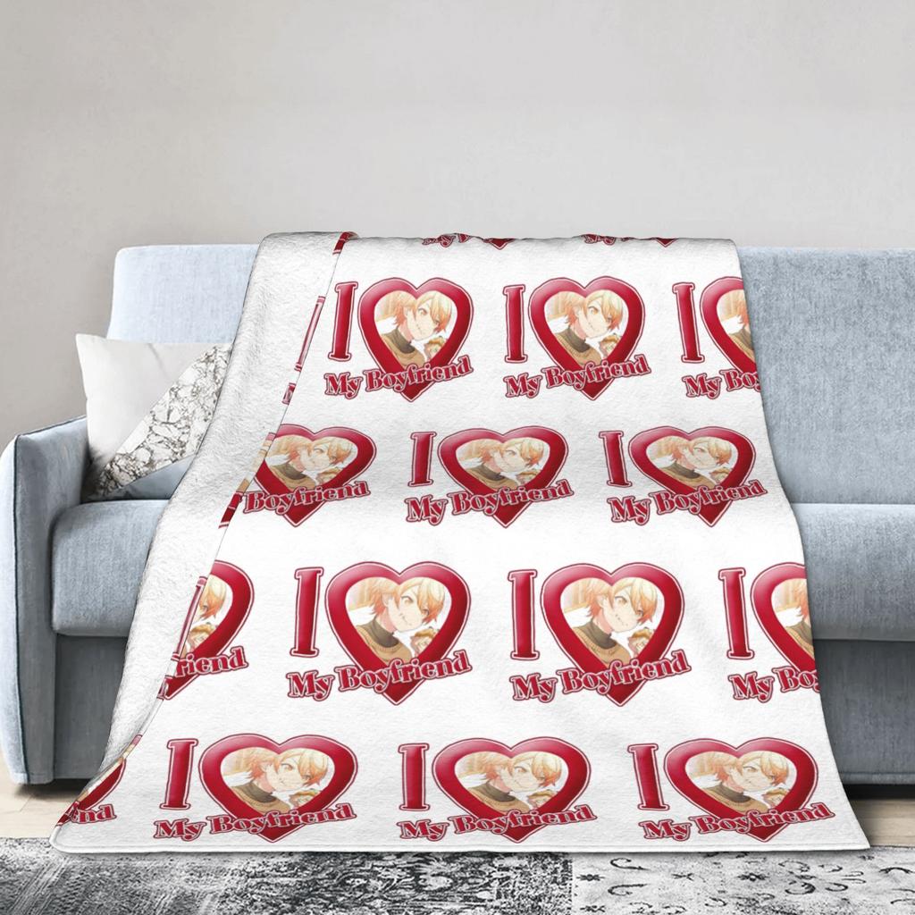 Tenma Tsukasa My Boyfriend Blanket Flannel Singer Anime Super Soft Throw Blanket For Bedding Couch Bedspread