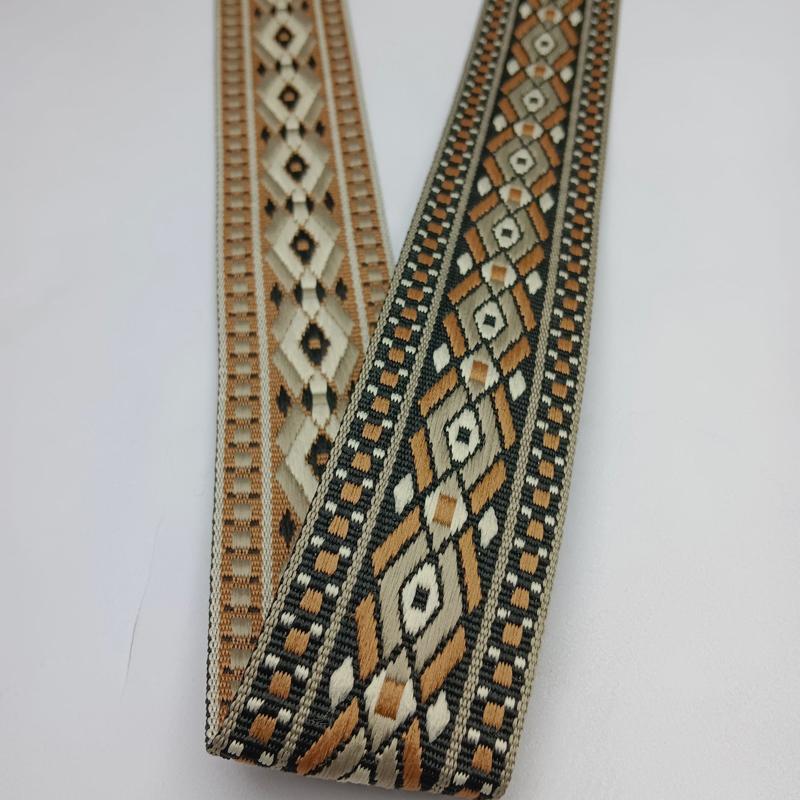 5cmx1Yard Ribbon Luxury Colorful Diamond Pattern Curtain Decor Sewing Accessories Multi-Function Multiple Colors