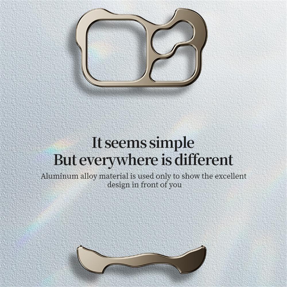 Capa Bumper para iPhone 17 Pro Max Metal Sem Moldura À Prova de Choque com Protetor de Lente da Câmera